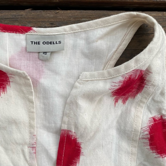 The Odell’s anthropologie polka dot red dress - Picture 6 of 8